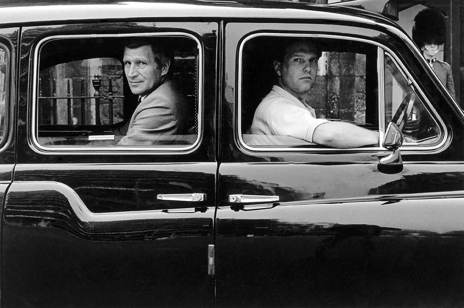 John Hinch in Cab, London, England, 1987© Rodney Smith