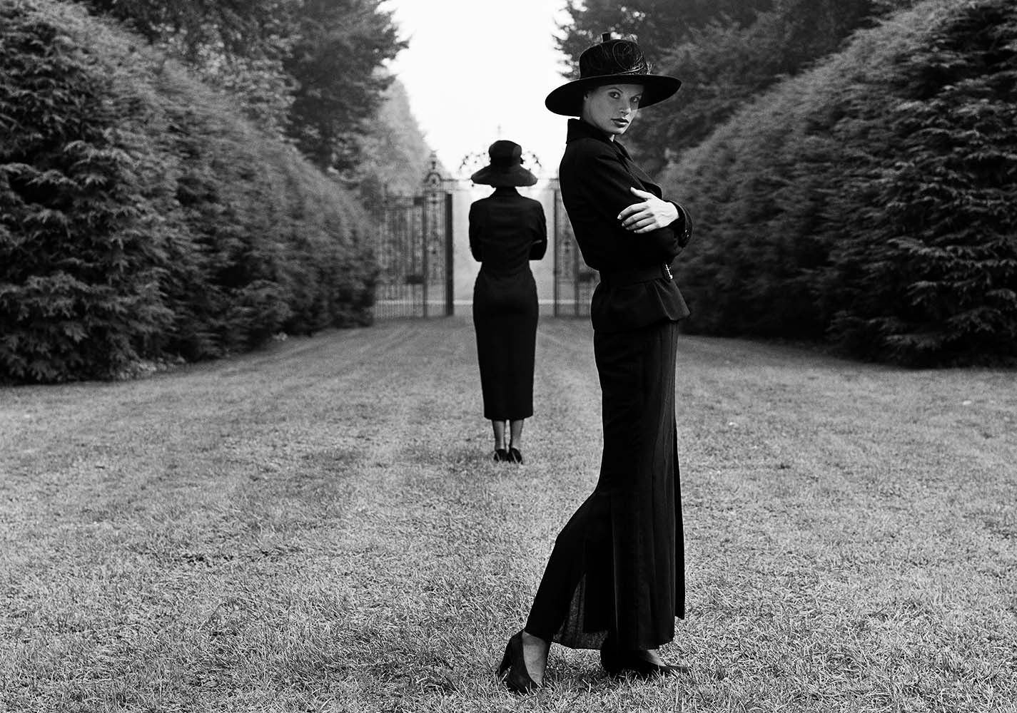 Two Women in Black, Long Island, New York, 1992© Rodney Smith