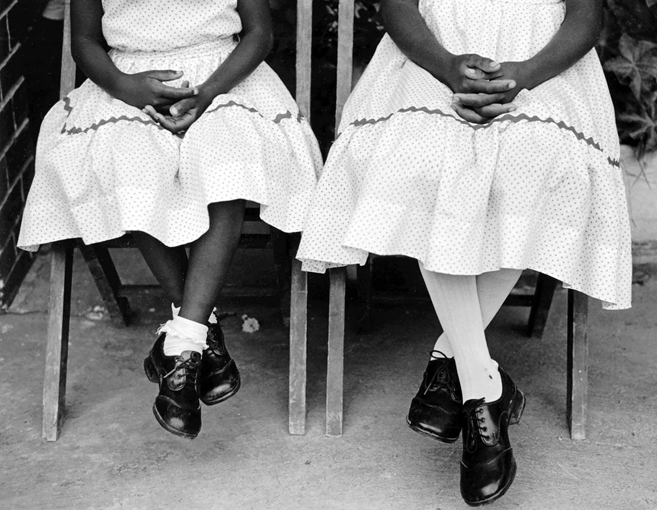 Two Girls Seated, Jacmel, Haiti, 1982© Rodney Smith