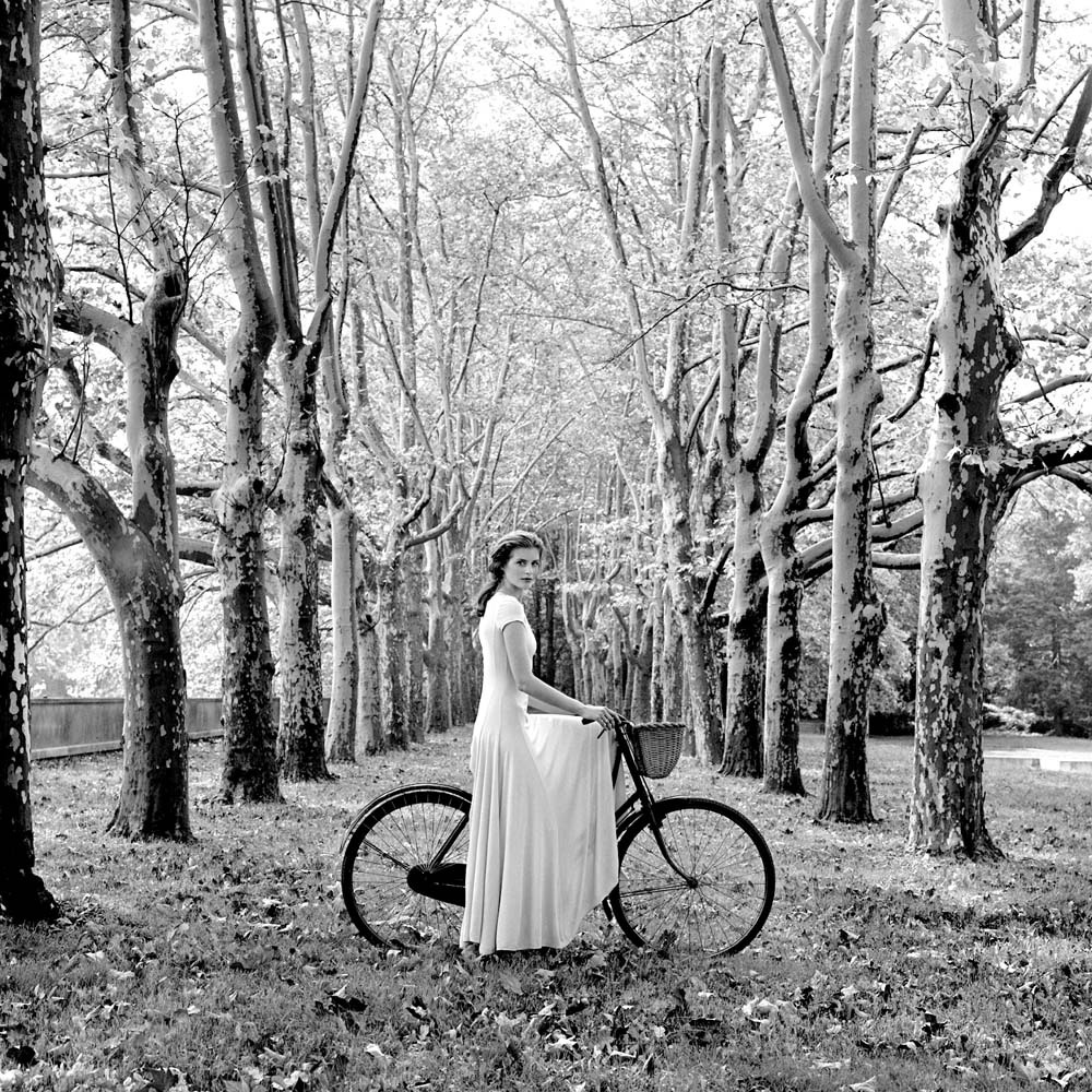 Anika on Bicycle, Long Island, New York, 1993© Rodney Smith