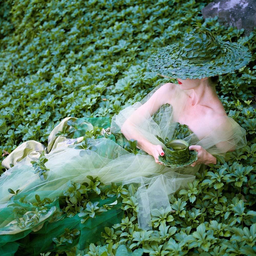 Erin in Green, Snedens Landing, New York, 2014© Rodney Smith