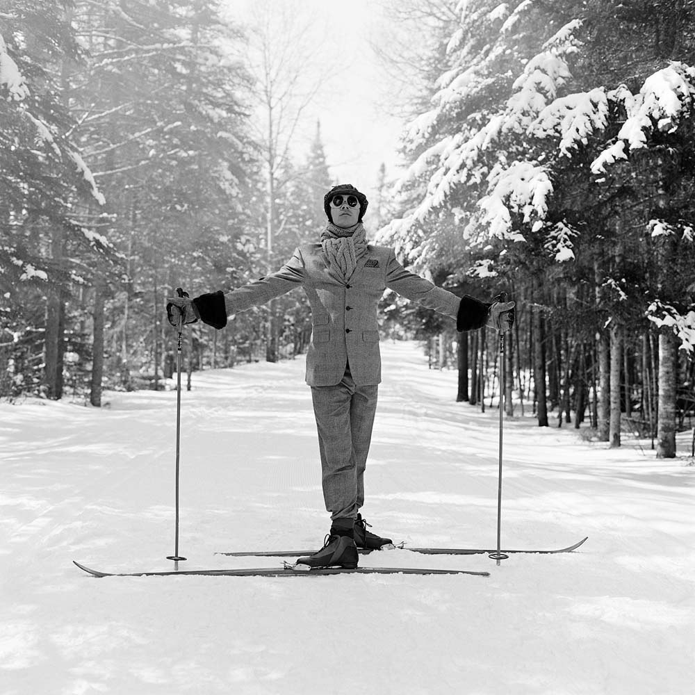 Reed on Skis, Lake Placid, New York, 2008© Rodney Smith