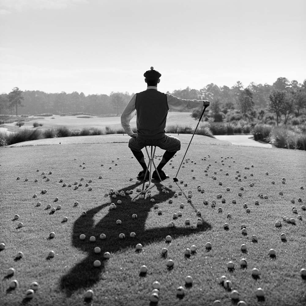 AJ Seated with Golf Balls, St. Augustine, Florida, 2002© Rodney Smith