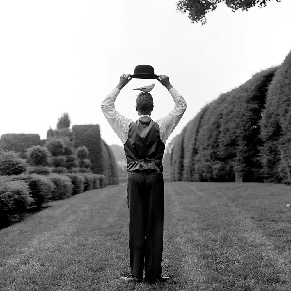 Don with Bird Under Hat, Monkton, Maryland, 1999© Rodney Smith