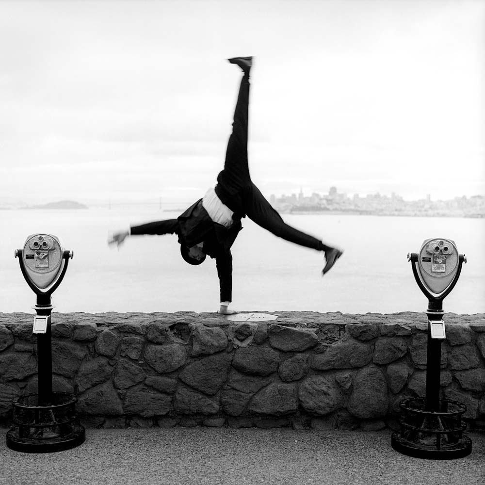 Scott Doing Cartwheel, San Francisco, California, 1996© Rodney Smith