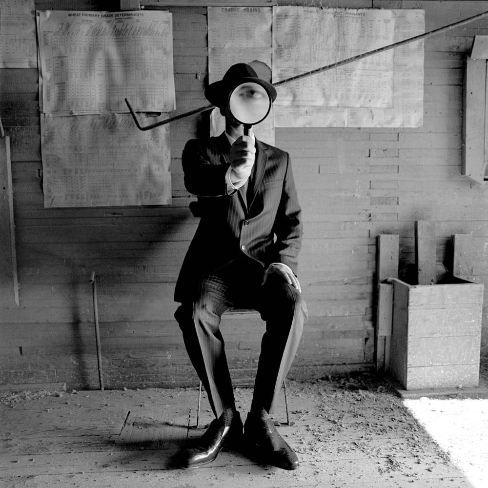 Collin with Magnifying Glass, Alberta, Canada, 2004© Rodney Smith