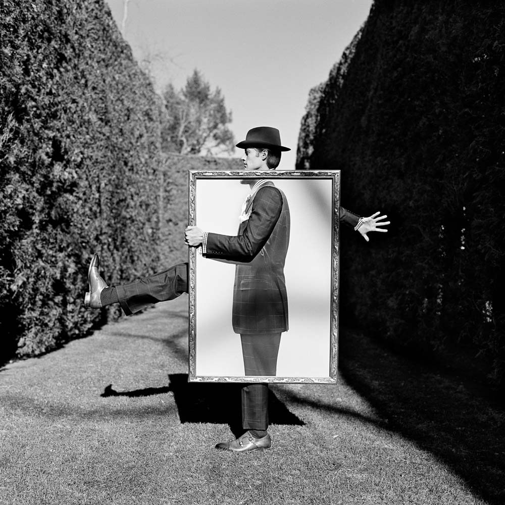 Nathan Holding Portrait of Himself, Amenia, New York, 2011© Rodney Smith