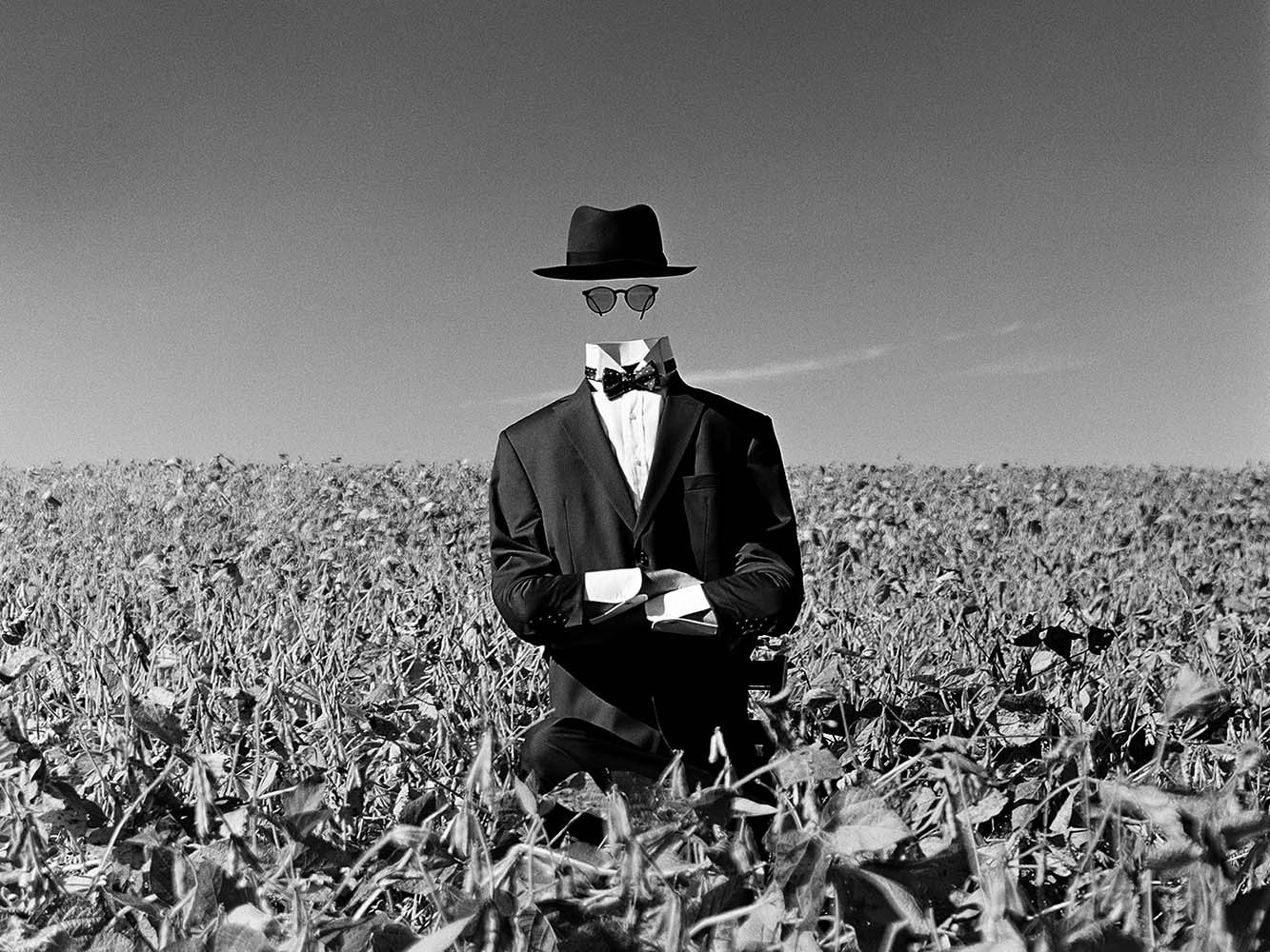 Invisible Man in Field, Wethersfield Estate, Amenia, New York, 2014© Rodney Smith