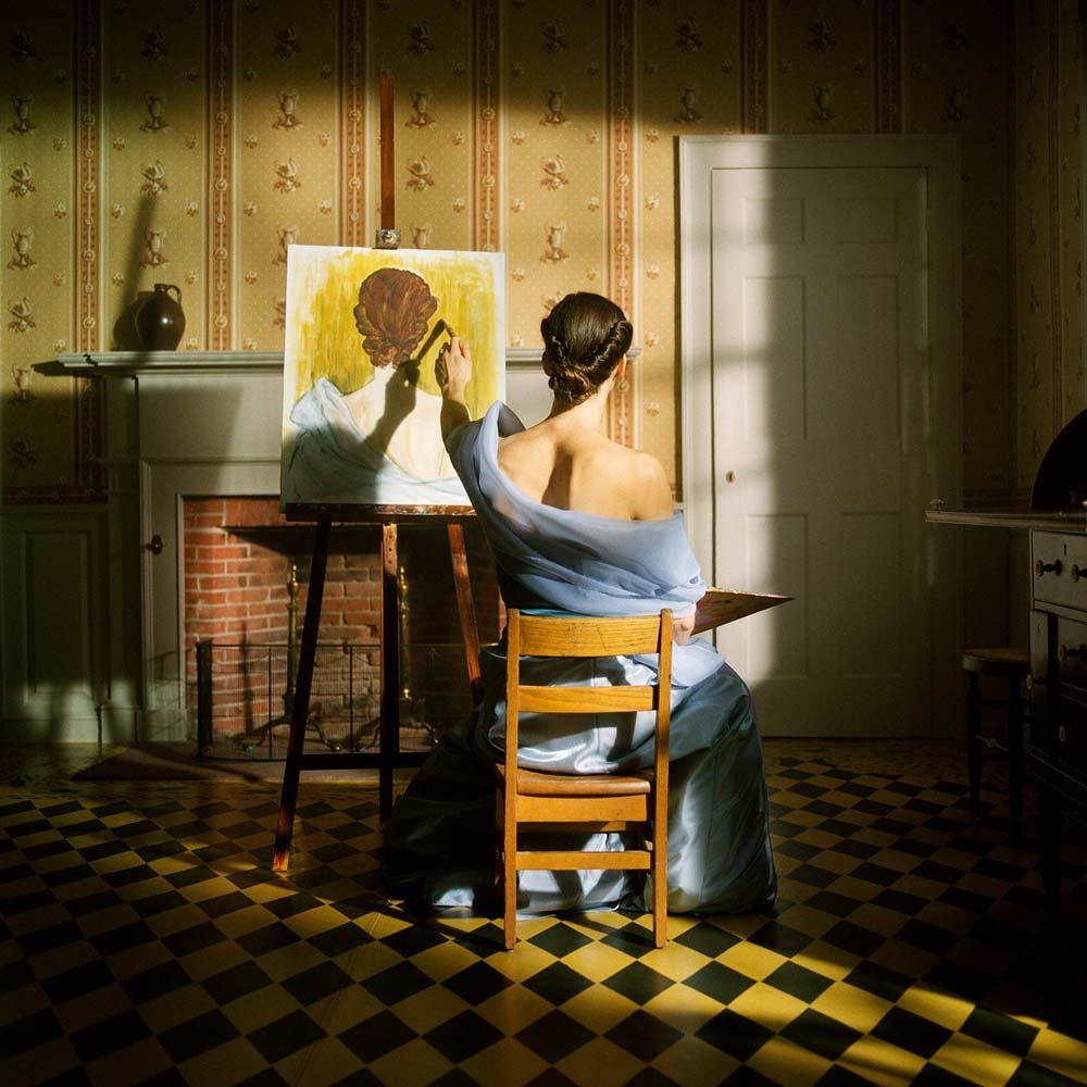 Caroline Painting, Deerfield, Massachusetts, 2002© Rodney Smith