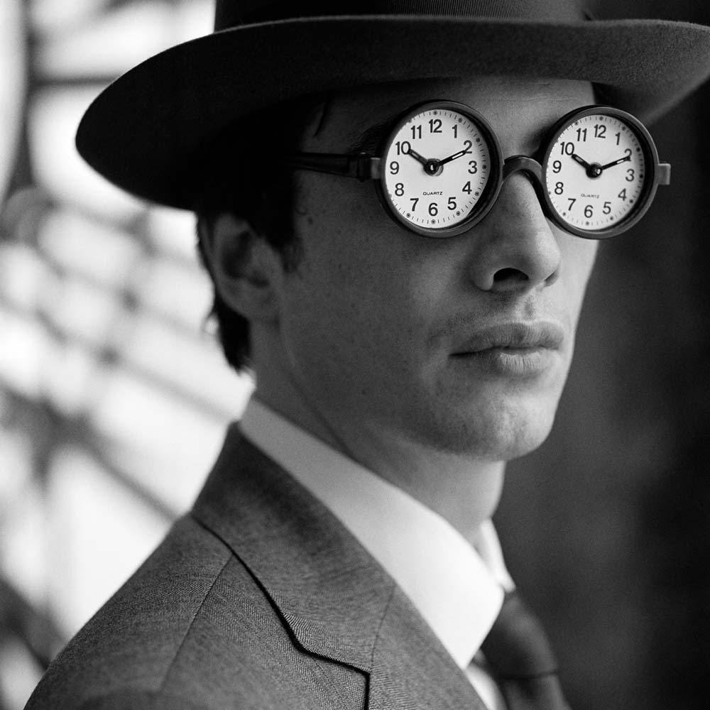 Collin with Clock Glasses, New York City, New York, 2005© Rodney Smith